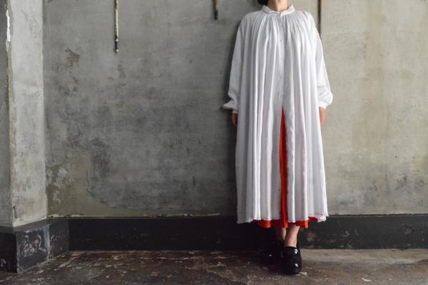 kaval FOR poefu Open Gather Onepiece Linen P-004