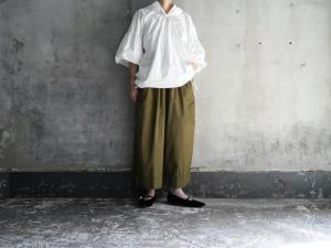 VERBA VESTI「cucullo」Hoodie Blouse C/N Typewriter