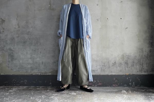 TOWAVASE  「Leavers」Ramie Lace Robe