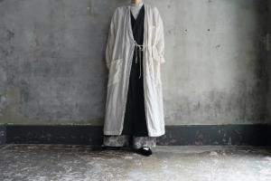 TOWAVASE  「Leavers」Ramie Lace Robe