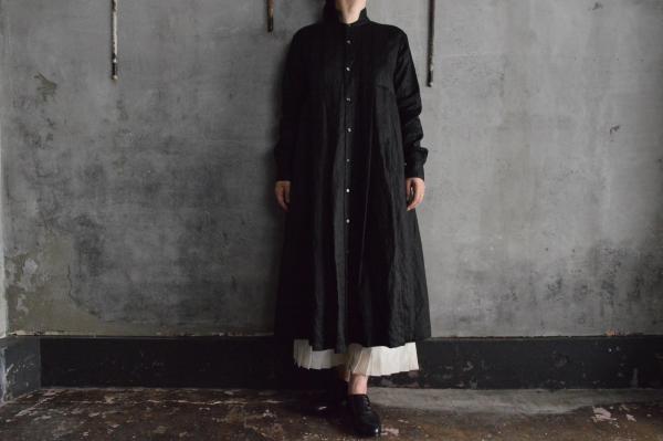 TOKIHO FOR poefu「NIL-Ⅱ」Ramie Coat Onepiece