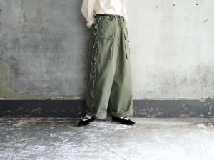RhodolirioN  Marine Corps Herringbone Frill Pants
