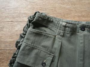 RhodolirioN  Marine Corps Herringbone Frill Pants