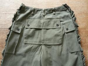RhodolirioN  Marine Corps Herringbone Frill Pants
