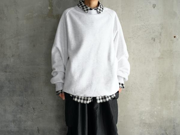 ゴーシュ  ブラッシュ吊裏毛 Crew Neck Sweat