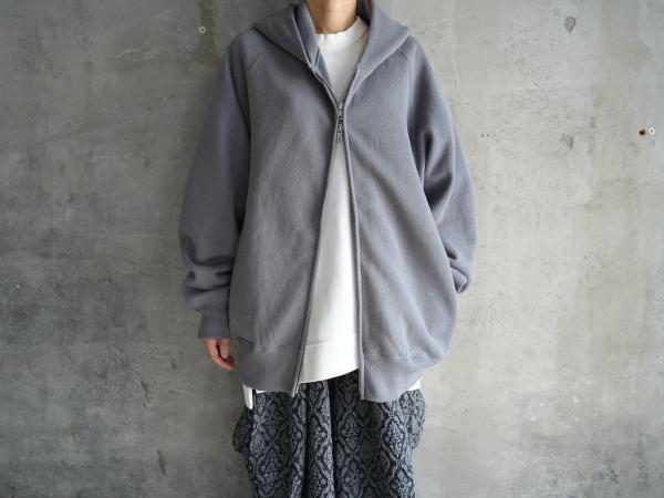 ゴーシュ  ブラッシュ吊裏毛 Zip up Hooded Parka