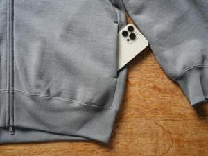 ゴーシュ  ブラッシュ吊裏毛 Zip up Hooded Parka