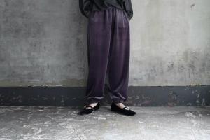 ALWEL FOR poefu Velour Jersey Jogger Pants