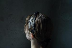 TOWAVASE  「Manon」  Silk Glass Beads Head Accessory