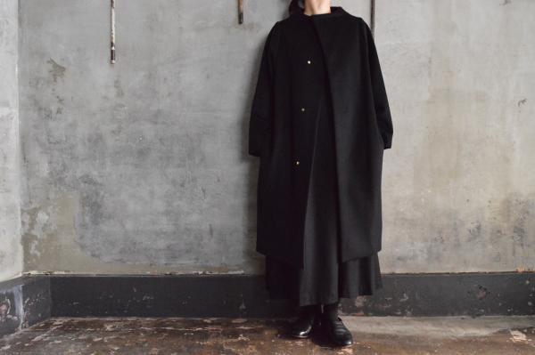 nitca Wool Cashmere Beaver Cloth Cocoon Coat