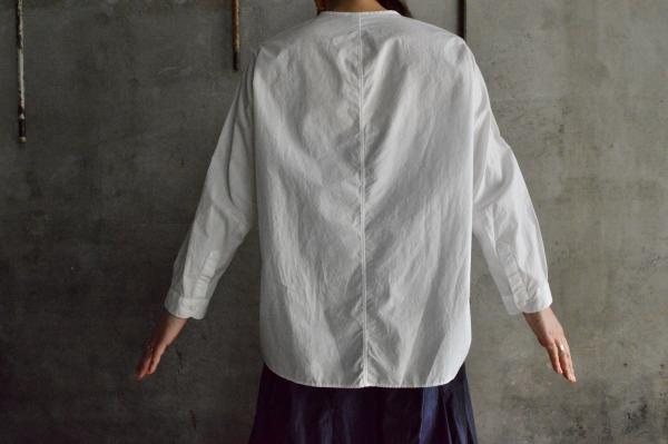 NO CONTROL AIR No Collar Shirt Compact Cotton Type