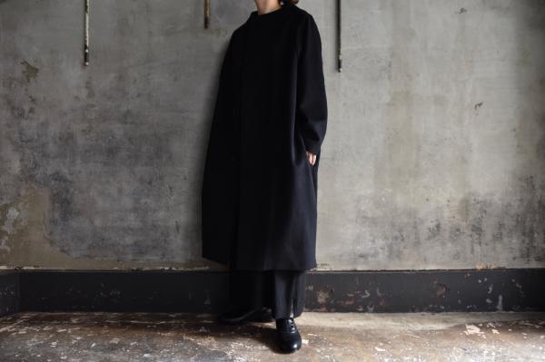 nitca FOR poefu Wool Cashmere Beaver Cocoon Coat