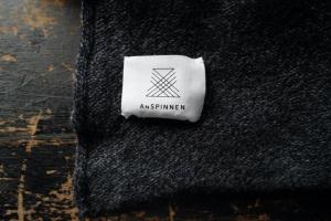 ANSPINNEN Cashmere Hand Frame Knit Stole