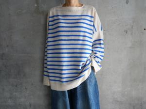 TOWAVASE  「Basque」  Cashmere Boat Neck Knit 1ply