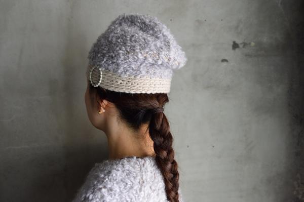 minä perhonen 「tambourine」Wool Mohair Knit Cap