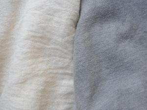 ご予約品 wright.  Wool Linen Gauze Reversible Shirt