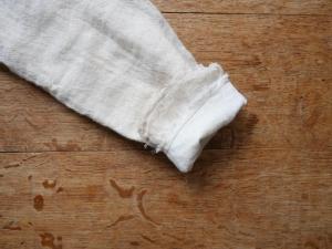 ご予約品 wright.  Wool Linen Gauze Reversible Shirt