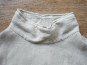 ご予約品 wright. Wool Linen Bottle Neck Dolman Blouse