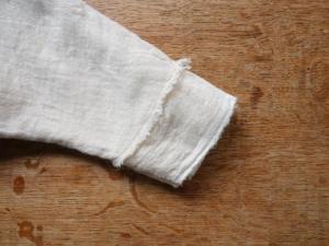 ご予約品 wright. Wool Linen Bottle Neck Dolman Blouse