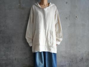 wright.  Wool Linen Gauze Pullover Parka