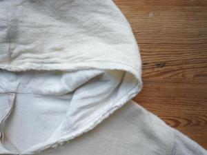 wright.  Wool Linen Gauze Pullover Parka