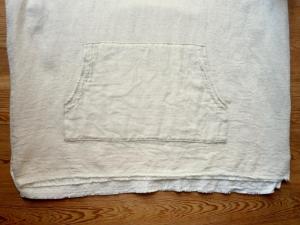 wright.  Wool Linen Gauze Pullover Parka