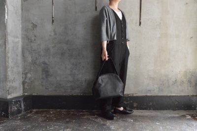 poefu / TACHINO CHIE「M.F.B」 Leather Hand Bag LARGE